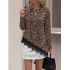 image:imageWIHOLL Long Sleeve Shirts for Women Fall Fashion ClothingLeopard