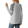 image:imageWIHOLL Long Sleeve Shirts for Women Raglan Leopard Print Tops Fall OutfitsLight Grey