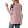 image:imageWIHOLL Long Sleeve Shirts for Women Raglan Leopard Print Tops Fall OutfitsPink