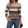 image:imageWIHOLL Long Sleeve Shirts for Women Stripe Tops Fall Fashion Outfits 2026Stripe