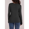 image:imageWIHOLL Long Sleeve Thermal Shirt for Women Light Fleece Tops Fall 2026 Crew Neck Casual Basic TShirtsDgrey