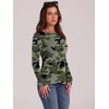 image:imageWIHOLL Long Sleeve Thermal Shirt for Women Light Fleece Tops Fall 2026 Crew Neck Casual Basic TShirtsPrint 01
