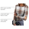 image:imageWIHOLL Long Sleeve Thermal Shirt for Women Light Fleece Tops Fall 2026 Crew Neck Casual Basic TShirtsPrint 04