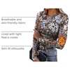 image:imageWIHOLL Long Sleeve Thermal Shirt for Women Light Fleece Tops Fall 2026 Crew Neck Casual Basic TShirtsPrint 05