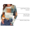image:imageWIHOLL Long Sleeve Thermal Shirt for Women Light Fleece Tops Fall 2026 Crew Neck Casual Basic TShirtsPrint 06
