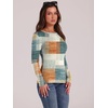 image:imageWIHOLL Long Sleeve Thermal Shirt for Women Light Fleece Tops Fall 2026 Crew Neck Casual Basic TShirtsPrint 06