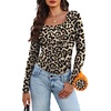 image:imageWIHOLL Long Sleeve Thermal Shirts for Women Fall TopsBleopard