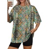 image:imageWIHOLL Oversized Tshirts for Women Summer Tops Short Sleeve T Shirts Beach Vacation Clothes Travel Outfits Fashion 2026Boho