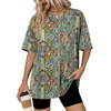 image:imageWIHOLL Oversized Tshirts for Women Summer Tops Short Sleeve T Shirts Beach Vacation Clothes Travel Outfits Fashion 2026Boho