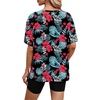 image:imageWIHOLL Oversized Tshirts for Women Summer Tops Short Sleeve T Shirts Beach Vacation Clothes Travel Outfits Fashion 2026Hawaiian Print