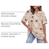 image:imageWIHOLL Oversized Tshirts for Women Summer Tops Short Sleeve T Shirts Beach Vacation Clothes Travel Outfits Fashion 2026Ink Painting Flowers
