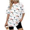 image:imageWIHOLL Oversized Tshirts for Women Summer Tops Short Sleeve T Shirts Beach Vacation Clothes Travel Outfits Fashion 2026Pink Desert