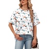 image:imageWIHOLL Oversized Tshirts for Women Summer Tops Short Sleeve T Shirts Beach Vacation Clothes Travel Outfits Fashion 2026Pink Desert