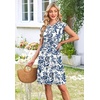 image:imageWIHOLL Summer Dresses for Women 2026 Cap Sleeve Casual Sundresses Floral Tiered Swing Fashion Beach Vacation Dress01  Vintage Blue Floral