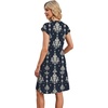 image:imageWIHOLL Summer Dresses for Women 2026 Cap Sleeve Casual Sundresses Floral Tiered Swing Fashion Beach Vacation Dress02  Navy Damask
