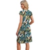image:imageWIHOLL Summer Dresses for Women 2026 Cap Sleeve Casual Sundresses Floral Tiered Swing Fashion Beach Vacation Dress02  Palm Leaf