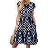 image:imageWIHOLL Summer Dresses for Women 2026 Cap Sleeve Casual Sundresses Floral Tiered Swing Fashion Beach Vacation Dress04  Navy Print