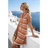 image:imageWIHOLL Summer Dresses for Women Beach Vacation Clothes Sundress Dress Hawaiian Boho Dresses Fashion Travel Cruise OutfitsBoho Stripe