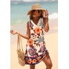 image:imageWIHOLL Summer Dresses for Women Beach Vacation Clothes Sundress Dress Hawaiian Boho Dresses Fashion Travel Cruise OutfitsColorful Flowers