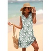 image:imageWIHOLL Summer Dresses for Women Beach Vacation Clothes Sundress Dress Hawaiian Boho Dresses Fashion Travel Cruise OutfitsGreen Florals