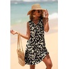 image:imageWIHOLL Summer Dresses for Women Beach Vacation Clothes Sundress Dress Hawaiian Boho Dresses Fashion Travel Cruise OutfitsLeopard Print