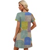 image:imageWIHOLL Summer Dresses for Women with Sleeves Midi Dress Button Down Beach Vacation Casual Dresses Fashion Clothing0geometric