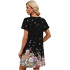 image:imageWIHOLL Summer Dresses for Women with Sleeves Midi Dress Button Down Beach Vacation Casual Dresses Fashion Clothing1bottom Floral