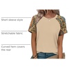 image:imageWIHOLL Summer Tops for Women 2026 Trendy Short Sleeve Shirts Crew Neck Tops Curved Hem Fashion ClothingPrint5