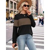 image:imageWIHOLL Sweatshirt for Women Long Sleeve Shirts Fall Outfits Fashion TopsBrown