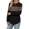 image:imageWIHOLL Sweatshirt for Women Long Sleeve Shirts Fall Outfits Fashion TopsBrown