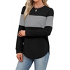image:imageWIHOLL Sweatshirt for Women Long Sleeve Shirts Fall Outfits Fashion TopsGrey