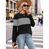image:imageWIHOLL Sweatshirt for Women Long Sleeve Shirts Fall Outfits Fashion TopsGrey
