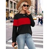 image:imageWIHOLL Sweatshirt for Women Long Sleeve Shirts Fall Outfits Fashion TopsRed