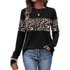 image:imageWIHOLL Sweatshirt for Women Long Sleeve Shirts Fall Outfits Fashion TopsUnique Brown Leopard
