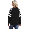 image:imageWIHOLL Sweatshirts for Women Crewneck Long Sleeve Loose Fit Tops Color Block Fashion 2026Black White Grid