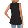 image:imageWIHOLL Tank Tops for Women Summer Babydoll Peplum Tops V Neck Sleeveless Shirts Dressy Casual Blouses Beach Vacation ClothesBlack
