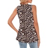 image:imageWIHOLL Tank Tops for Women Summer Babydoll Peplum Tops V Neck Sleeveless Shirts Dressy Casual Blouses Beach Vacation ClothesLeopard
