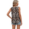 image:imageWIHOLL Tank Tops for Women Summer Outfits 2026 Crewneck Spring Casual Sleeveless Shirts Blouses ClothingLeopard