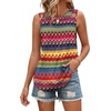 image:imageWIHOLL Tank Tops for Women Summer Outfits 2026 Crewneck Spring Casual Sleeveless Shirts Blouses ClothingStripes Multicolor