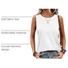 image:imageWIHOLL Tank Tops for Women Summer Outfits 2026 Crewneck Spring Casual Sleeveless Shirts Blouses ClothingWhite