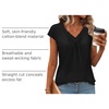image:imageWIHOLL Tank Tops for Women Summer Shirts V Neck TShirts Beach Vacation Clothe Boho Sleeveless Basic Tees Fashion Clothing0black