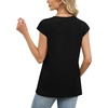 image:imageWIHOLL Tank Tops for Women Summer Shirts V Neck TShirts Beach Vacation Clothe Boho Sleeveless Basic Tees Fashion Clothing0black