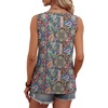 image:imageWIHOLL Tank Tops for Women Summer Tops Trendy Dressy Casual Spring Vacation Outfits Crewneck Button Down Sleeveless ShirtsPattern Boho