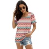image:imageWIHOLL Tops for Women Summer Casual Ruffle Trim Sleeve Square Neck T ShirtsBoho Wavy