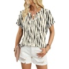 image:imageWIHOLL Womens Blouses Spring Tops Short Sleeve Shirts Dressy Casual Summer Vacation Fashion Clothing 2026Black Spot