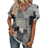 image:imageWIHOLL Womens Blouses Spring Tops Short Sleeve Shirts Dressy Casual Summer Vacation Fashion Clothing 2026Boho Charcoal Grey