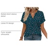 image:imageWIHOLL Womens Blouses Spring Tops Short Sleeve Shirts Dressy Casual Summer Vacation Fashion Clothing 2026Floral Print