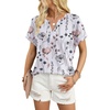 image:imageWIHOLL Womens Blouses Spring Tops Short Sleeve Shirts Dressy Casual Summer Vacation Fashion Clothing 2026Flower