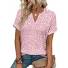 image:imageWIHOLL Womens Blouses Spring Tops Short Sleeve Shirts Dressy Casual Summer Vacation Fashion Clothing 2026Pink Dot