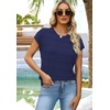 image:imageWIHOLL Womens Lightweight Sweater Spring Summer Fall Outfits Cap Sleeve Hollow Out Knit Fashion Clothing 2026Dark Blue